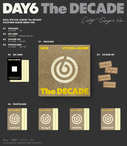 DAY6 - THE DECADE 4th Full Album PLATFORM NEMO Ver