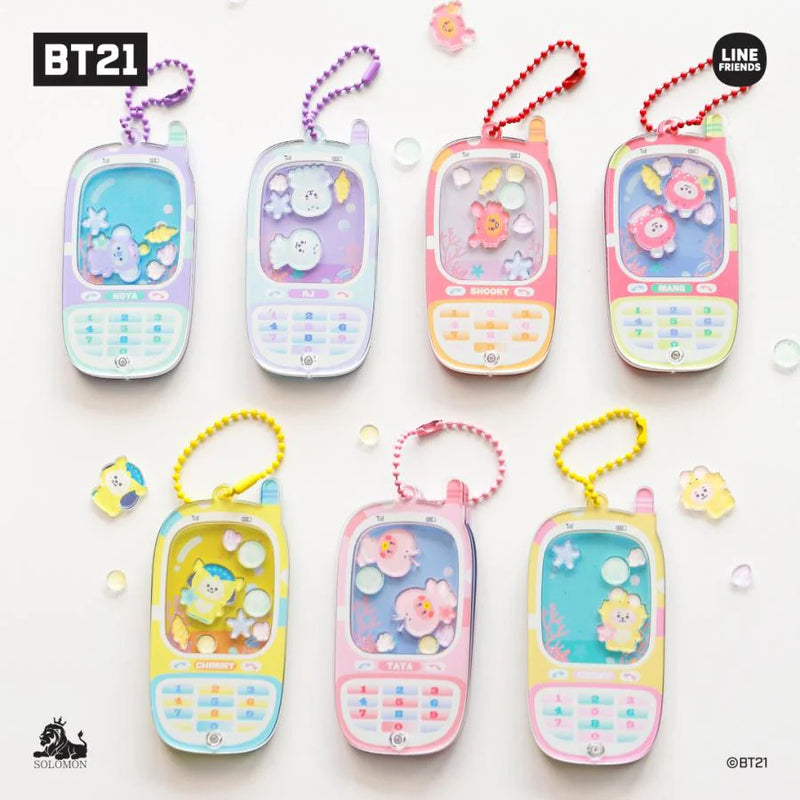 BTS アクリル cell phone キーリング グクテテ var.2 BT21 JAPAN - Official Garake Shaking Phone Keyring – kheartshop