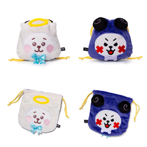 BT21 JAPAN - Official Angel & Villain Double Face Pouch