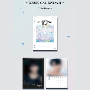 BAE173 - SHINNING DAY Official 2024 Season's Greetings Desk Calendar