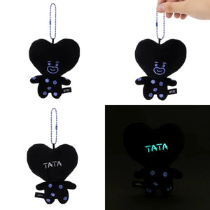 BT21 JAPAN - Official Glow in the Dark NEON Plush Keyring