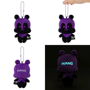 BT21 JAPAN - Official Glow in the Dark NEON Plush Keyring