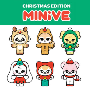 IVE - Official MINIVE Character Plush Doll Christmas Edition