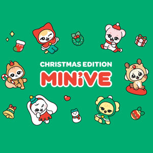 IVE - Official MINIVE Character Plush Doll Christmas Edition