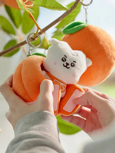 BT21 Baby Official Orange Party Plush Keyring