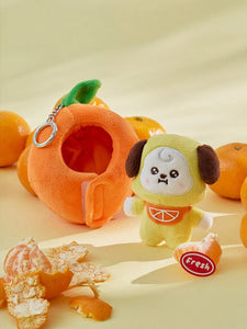 BT21 Baby Official Orange Party Plush Keyring