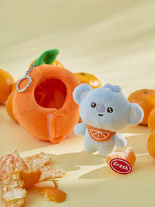 BT21 Baby Official Orange Party Plush Keyring