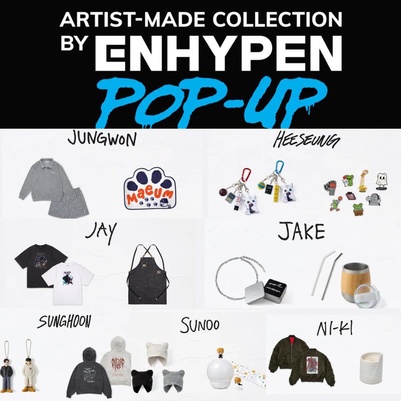 ENHYPEN ARTIST MADE COLLECTION Pop-Up Official MD – kheartshop