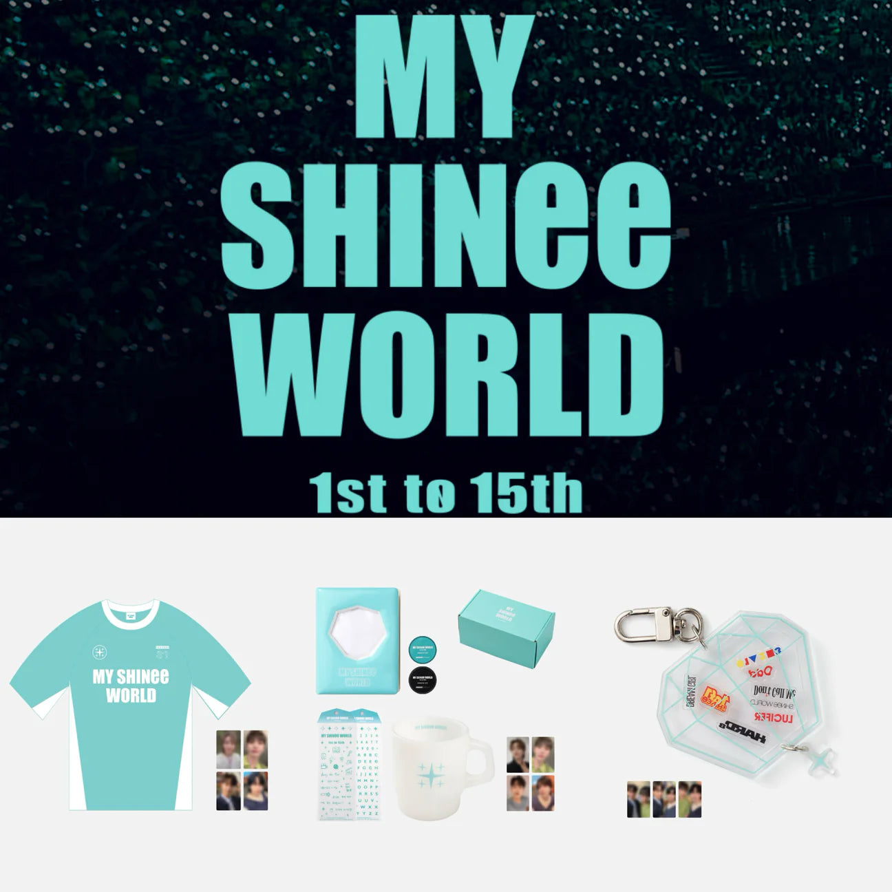 SHINee x Megabox - My SHINee WORLD 1st to 15th Official MD SHINee x Megabox - My SHINee WORLD 1st to 15th Official MD