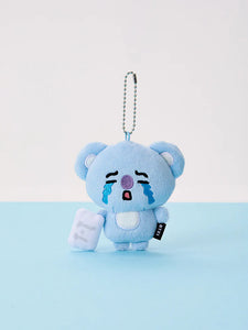 BT21 Official TODAY'S FACE TEARDROP Plush Keyring