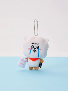 BT21 Official TODAY'S FACE TEARDROP Plush Keyring