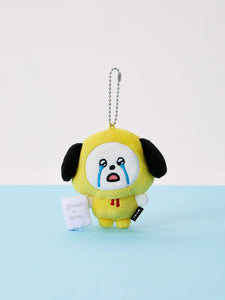 BT21 Official TODAY'S FACE TEARDROP Plush Keyring