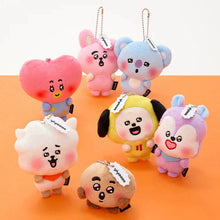 BT21 Official TODAY'S FACE HEARTBEAT Plush Keyring