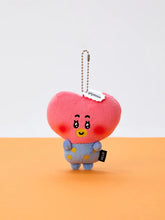 BT21 Official TODAY'S FACE HEARTBEAT Plush Keyring