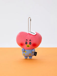 BT21 Official TODAY'S FACE HEARTBEAT Plush Keyring