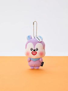BT21 Official TODAY'S FACE HEARTBEAT Plush Keyring