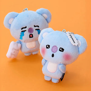 BT21 Official TODAY'S FACE HEARTBEAT Plush Keyring