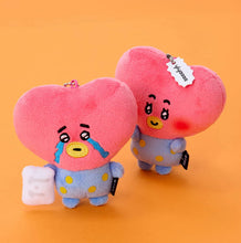 BT21 Official TODAY'S FACE HEARTBEAT Plush Keyring