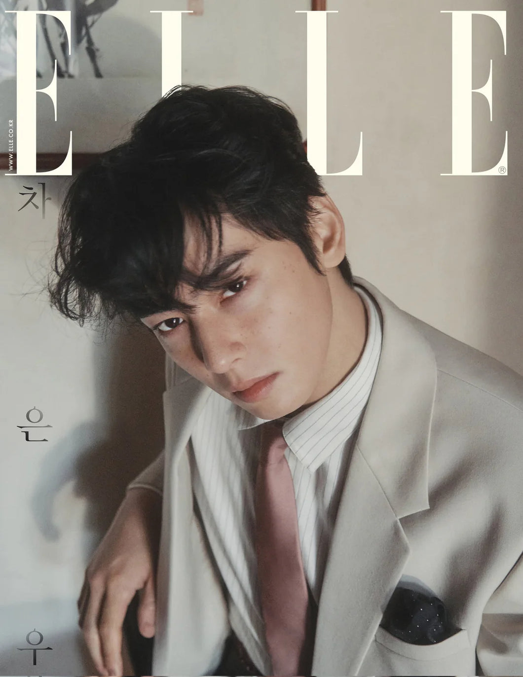 ELLE Korea Magazine - CHA EUN WOO 2025 February Issue