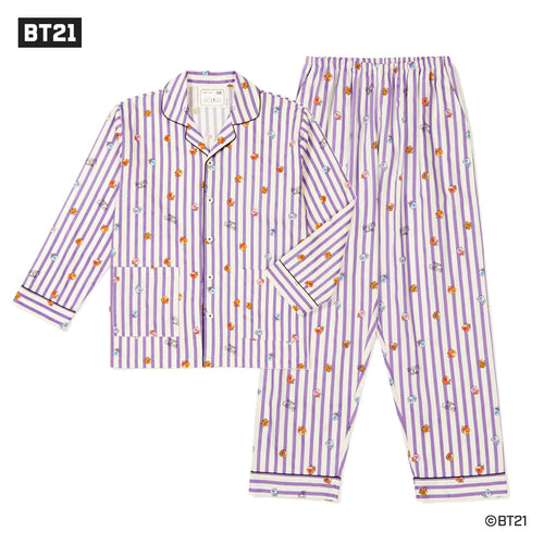 BT21 Official Hope in Love Strip Pajama Set