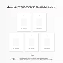 ZEROBASEONE ASCEND- 6th Mini Album 11 Ver