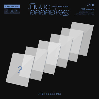 ZEROBASEONE ZB1 - BLUE PARADISE 5th Mini Album ZEROSE RANDOM Ver