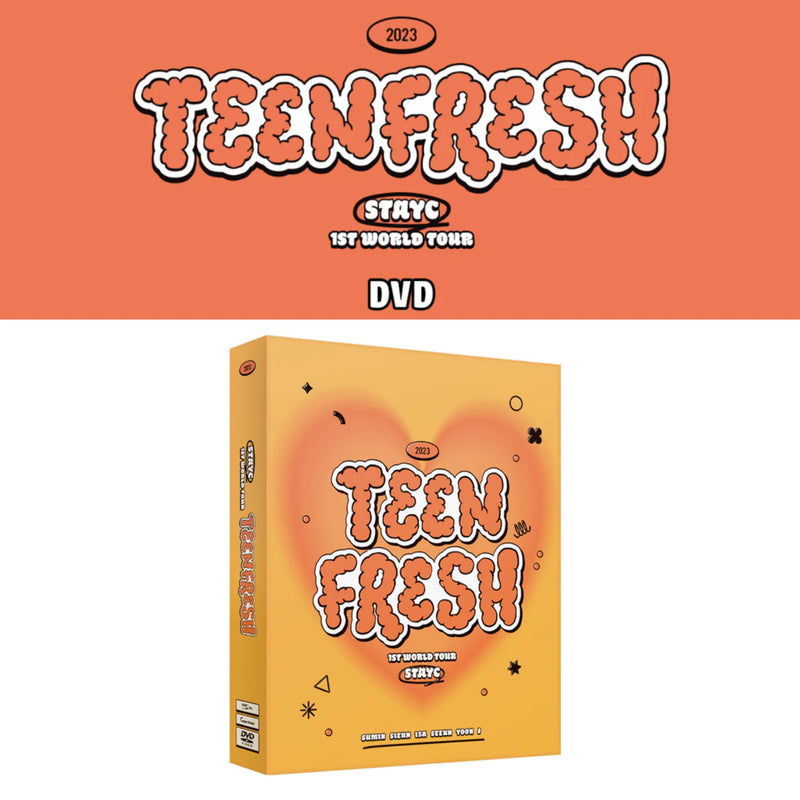 STAYC：1ST WORLD TOUR [TEENFRESH] DVD未開封 STAYC - TEENFRESH 1st World Tour DVD Version – kheartshop