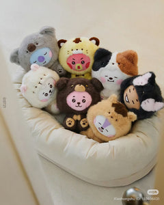 BT21 Official Cooky / Jungkook Set: Fluffy Plush + Pink Edition Big Doll