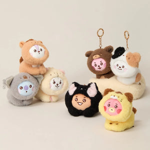 BT21 Official More Fluffy Keyring