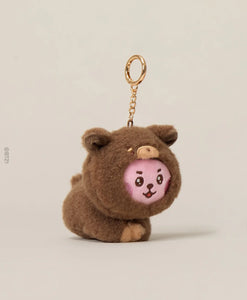 BT21 Official More Fluffy Keyring