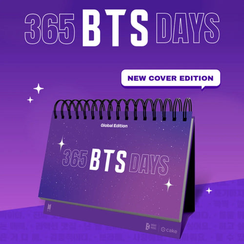 BTS Official 365 BTS Days Calendar New Cover Edition
