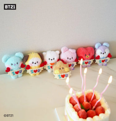 BT21 Official Minini I LOVE U Plush Keyring