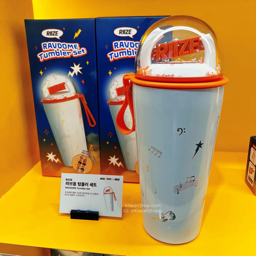 RIIZE X Mega Coffee - Official RAVDOME Tumbler Set (Tumbler + Dome + Stickers)