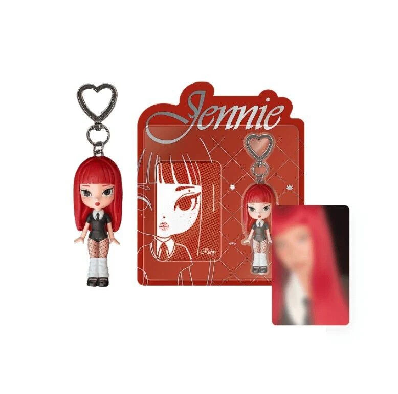 JENNIE ruby キーリング　キーホルダー　トレカ BLACKPINK JENNIE - RUBY Official Figure Keychain Official MD