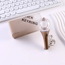 KPOP MINI LIGHTSTICK KEYCHAIN + Free Gift