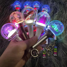 KPOP MINI LIGHTSTICK KEYCHAIN + Free Gift