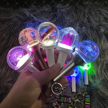 KPOP MINI LIGHTSTICK KEYCHAIN + Free Gift