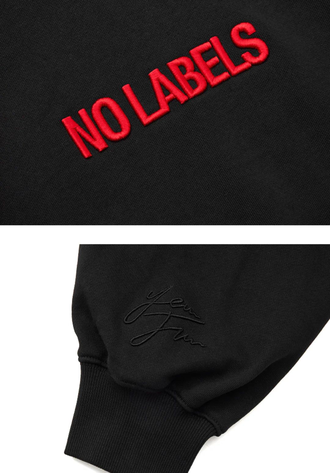 TXT YEONJUN - OFFICIAL NO LABELS PART01 BLACK HOODIE + Photocard TXT YEONJUN - OFFICIAL NO LABELS PART01 BLACK HOODIE + Photocard