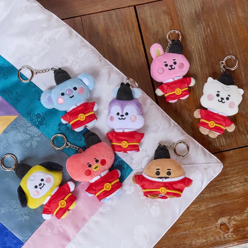 BT21 Baby Official Plush Keyring K-Edition 2