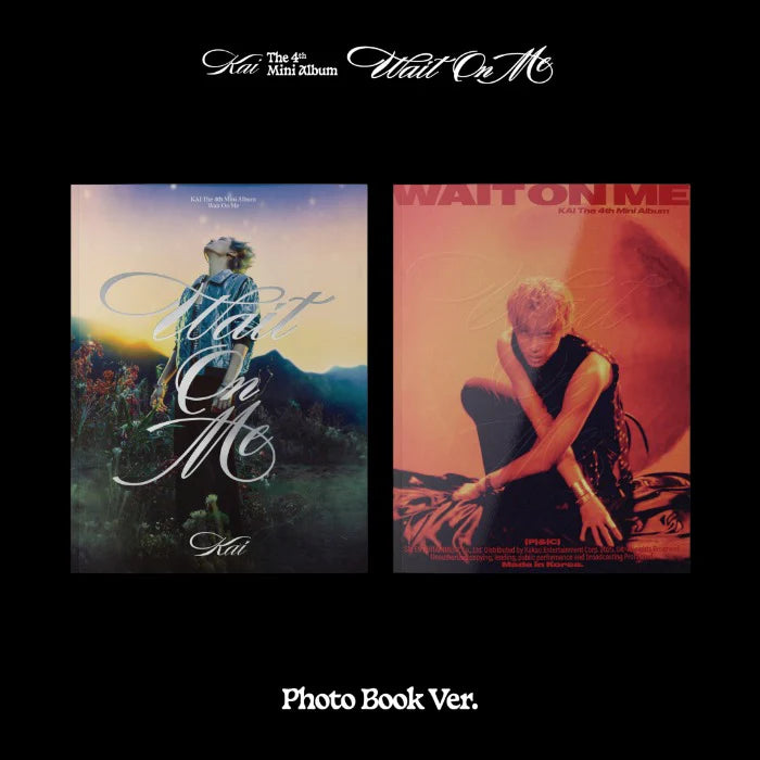 EXO KAI - WAIT ON ME 4th Mini Album Photo Book Ver