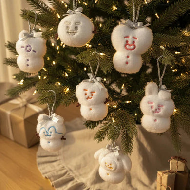 BT21 Official SNOWMAN Ornamet Set