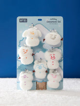 BT21 Official SNOWMAN Ornamet Set