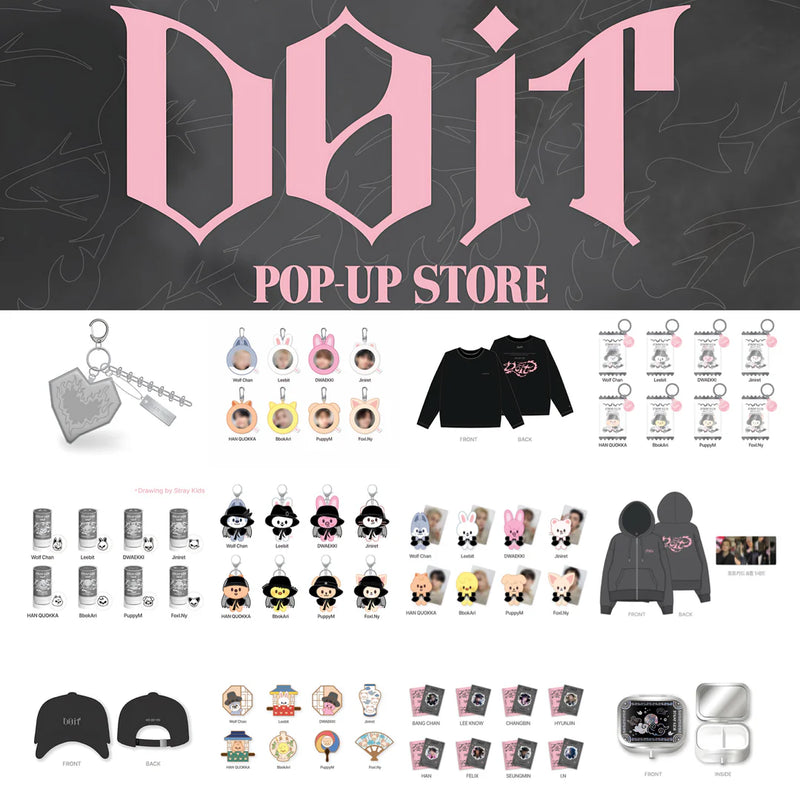 STRAY KIDS SKZ - DO IT Pop Up Store Official MD – kheartshop STRAY KIDS SKZ - DO IT Pop Up Store Official MD – kheartshop