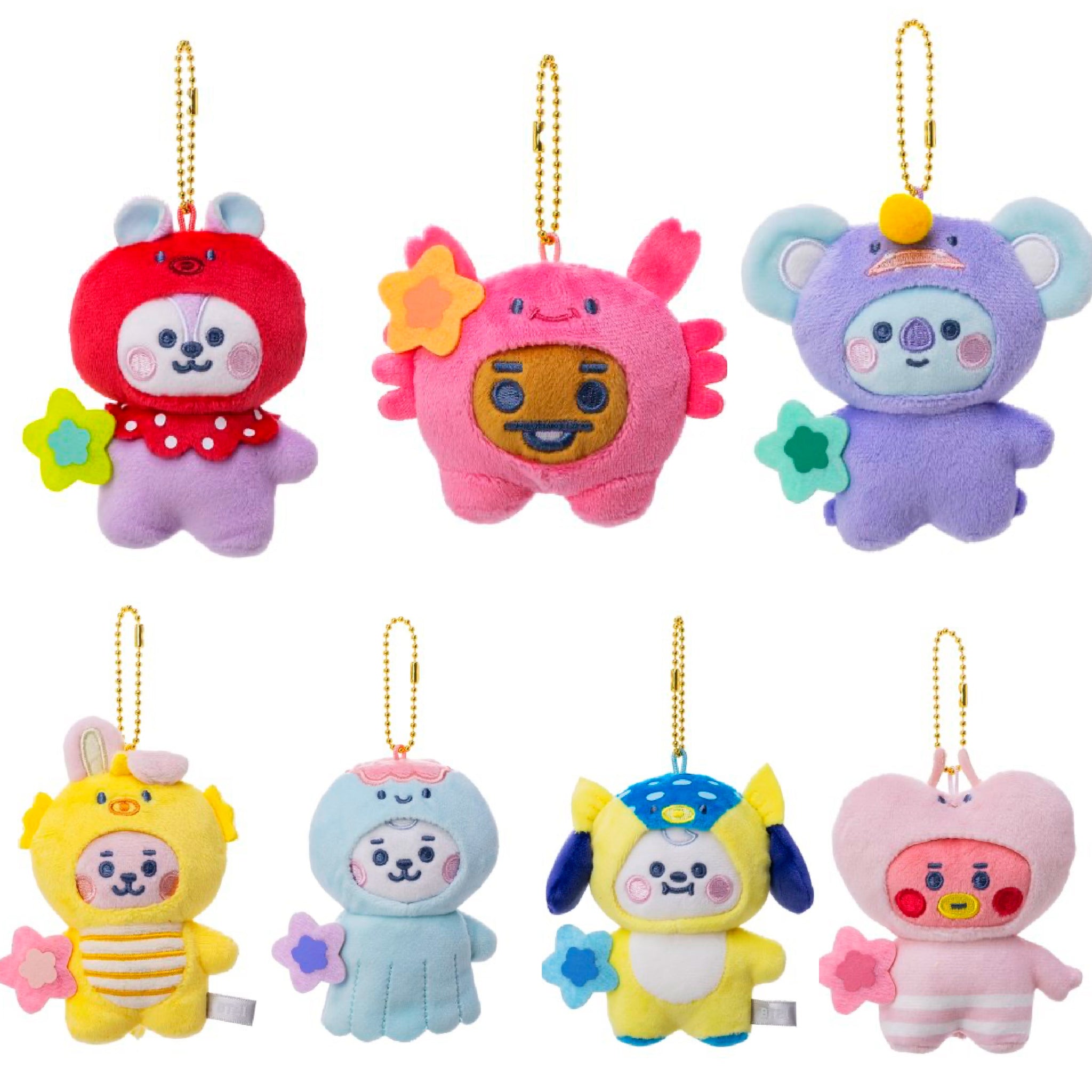 BT21 JAPAN - Official Sea Creatures Keychain Ver.2 – kheartshop BT21 JAPAN - Official Sea Creatures Keychain Ver.2 – kheartshop