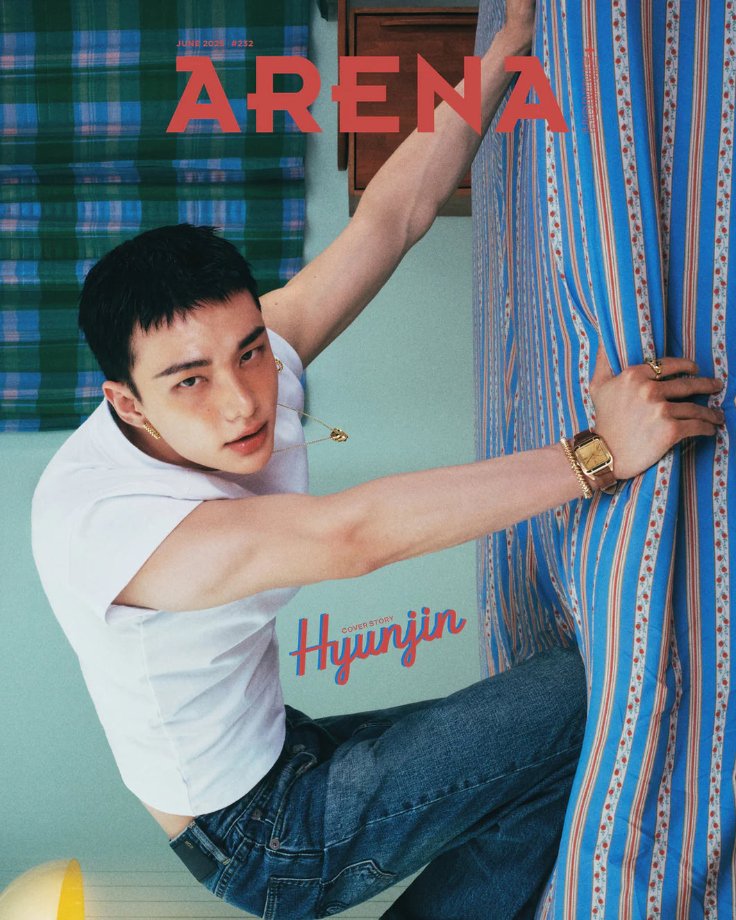 ARENA HOMME Korea Magazine - STRAY KIDS HYUNJIN June 2025