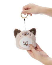 BT21 JAPAN - OFFICIAL CAT DAY JIMIN SET: PLUSH + KEYCHAIN + POUCH