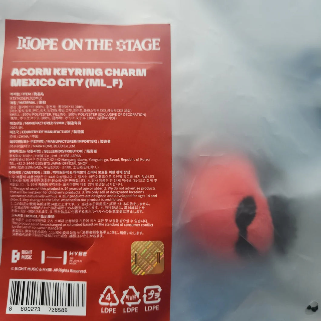 BTS J-HOPE Exhibition AND WHAT? Official A-Corn Charm Keyring