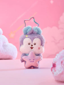 BT21 Official The Journey Purple Star Plush Keyring