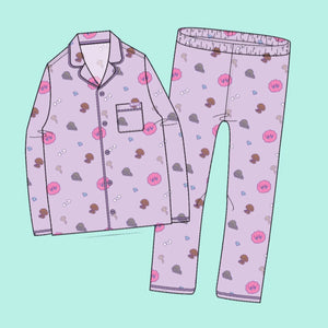 SHINee x SPAO Collection - SHINee is Back Long Sleeve Pajama SET