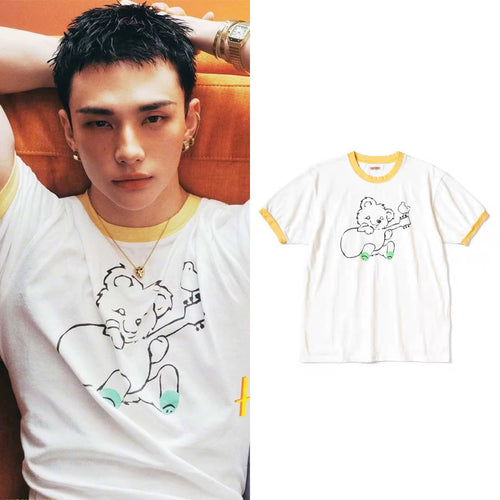 KPOP STYLE - Hyunjin “Bear” T-shirt